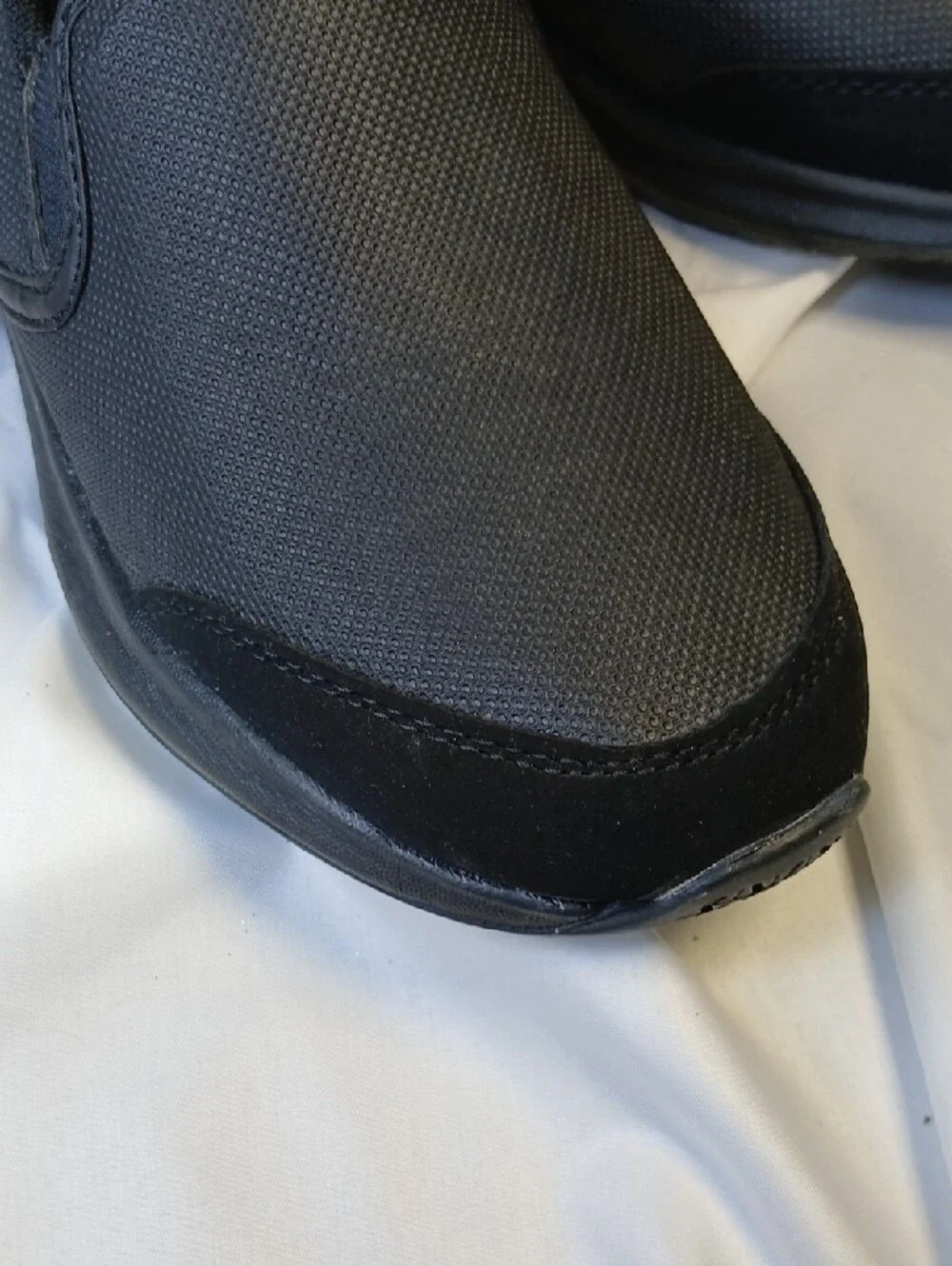 Tred Safe Women's Black Slip-On slip resistant Loafers